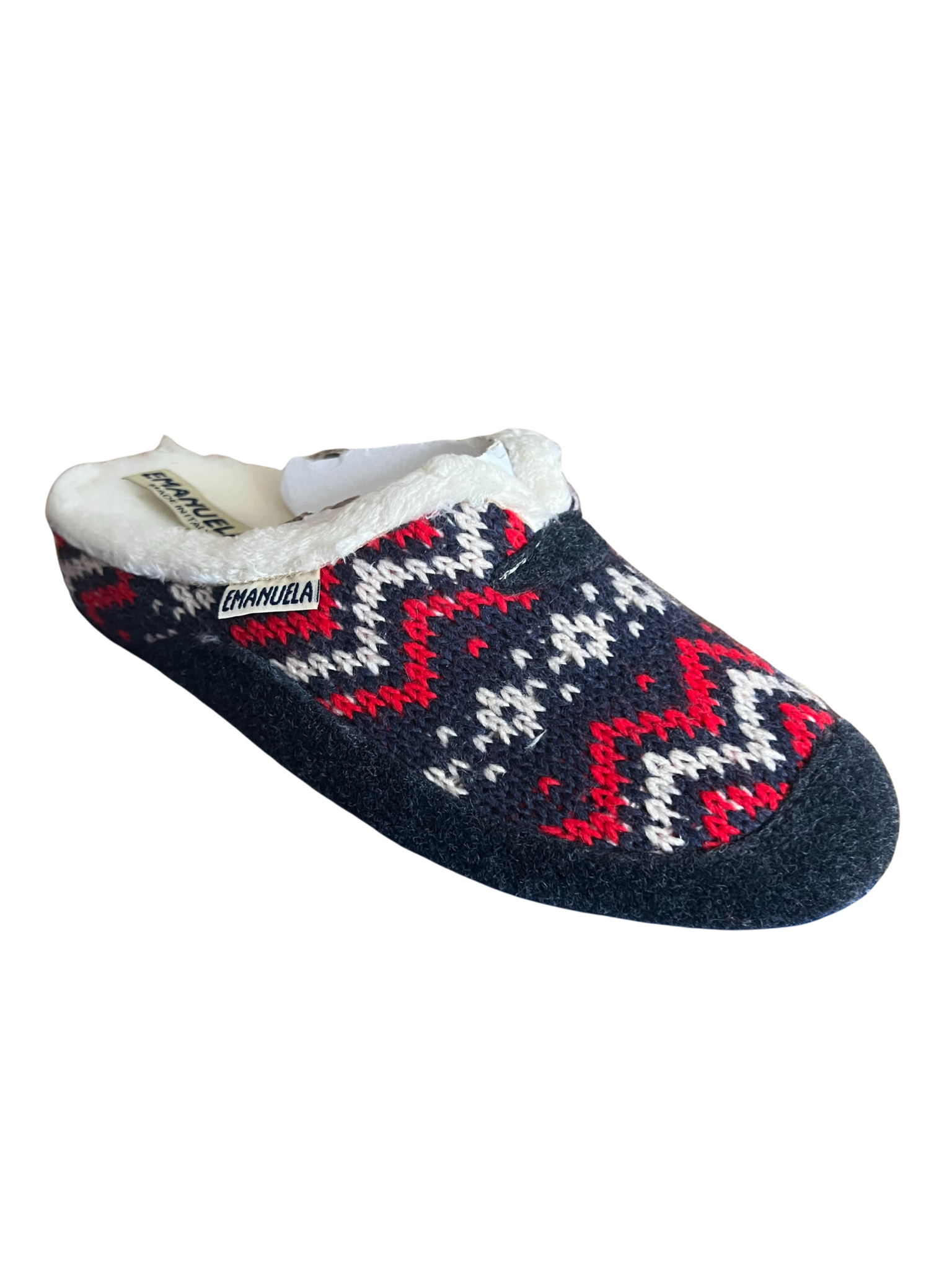 ART. 1512 - Ciabatta donna in lana colore Blu scuro