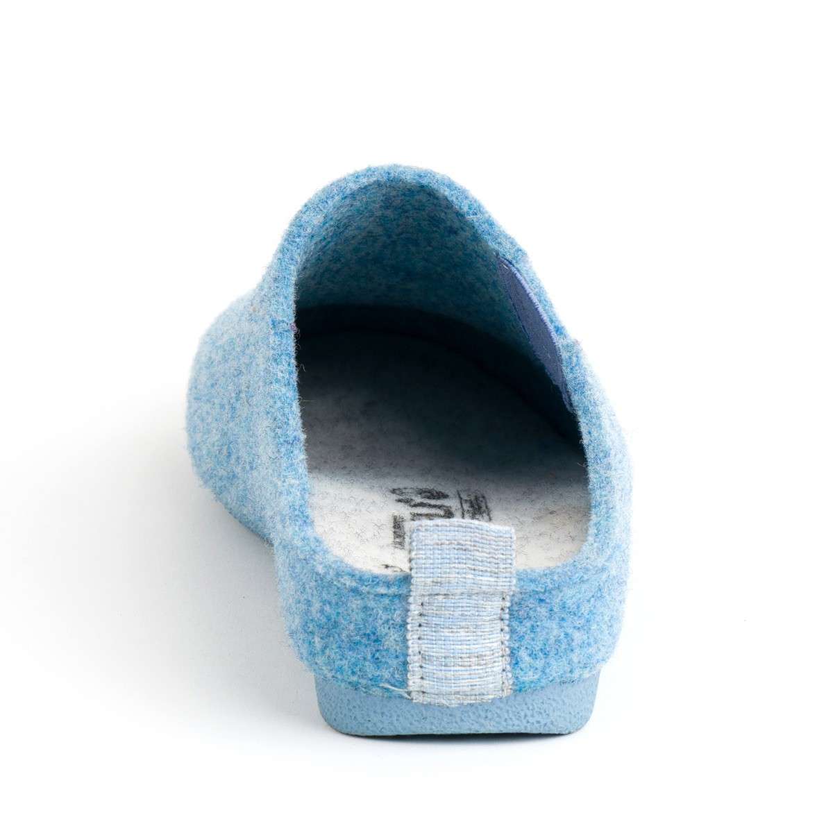 Art. 1546 - Ciabatta donna invernale azzurra | Calzaturificio Emanuela