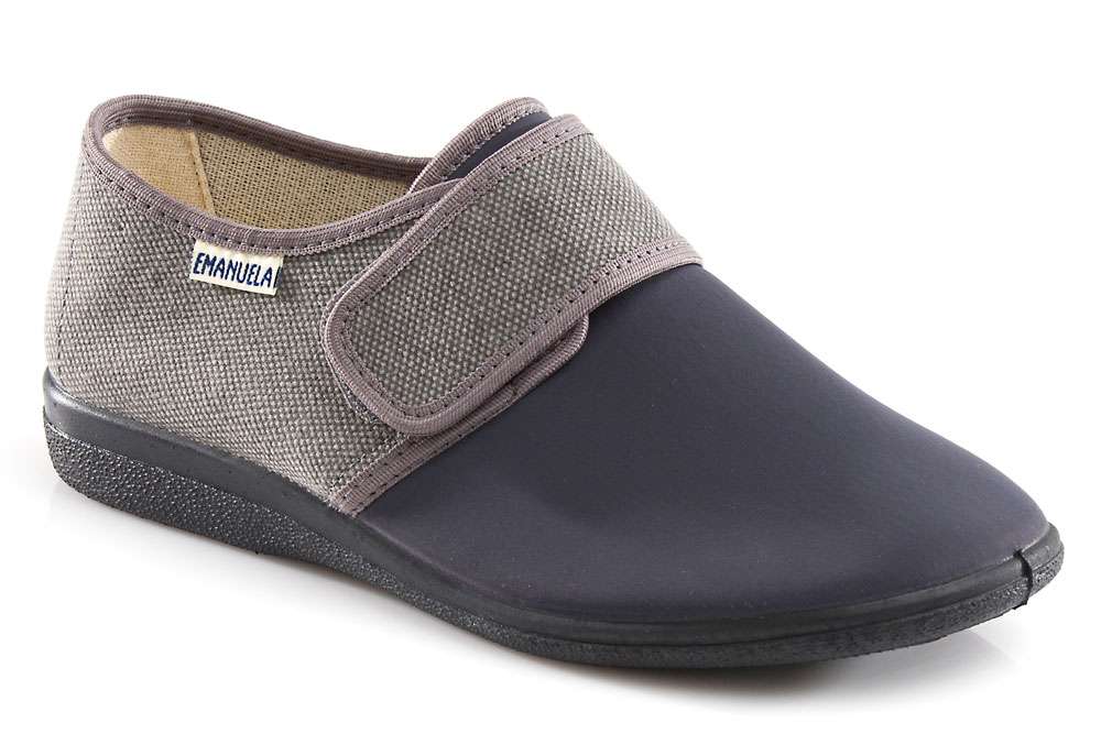 art. 986 - Calzatura per piedi speciali, uomo, colore grigio Calzaturificio Emanuela