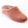Art. 1563 - Ciabatta donna in velluto color rosa antico | Calzaturificio Emanuela