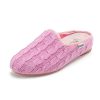 Art. 1535, Ciabatta donna in maglia di lana, colore rosa