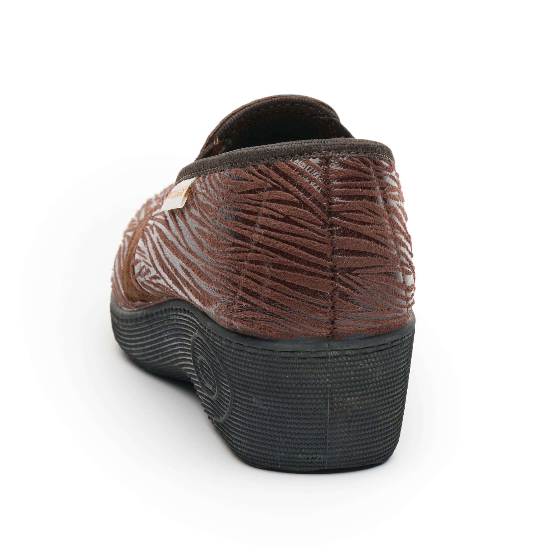 ART. 2300 mocassino invernale donna di colore marrone Calzaturificio Emanuela