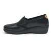 ART. 2300 mocassino  invernale nero da donna Calzaturificio Emanuela