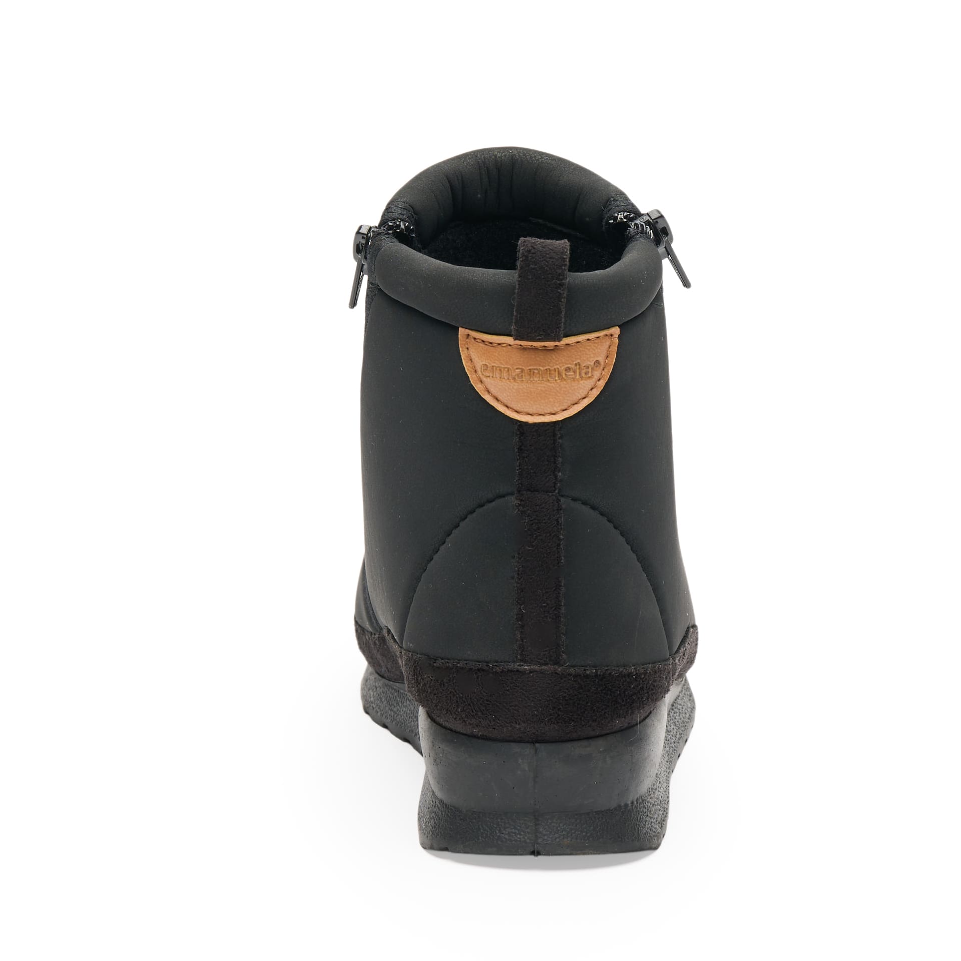 ART. 2818 scarponcino invernale donna nero Calzaturificio Emanuela made in Italy prodotto artigianale
