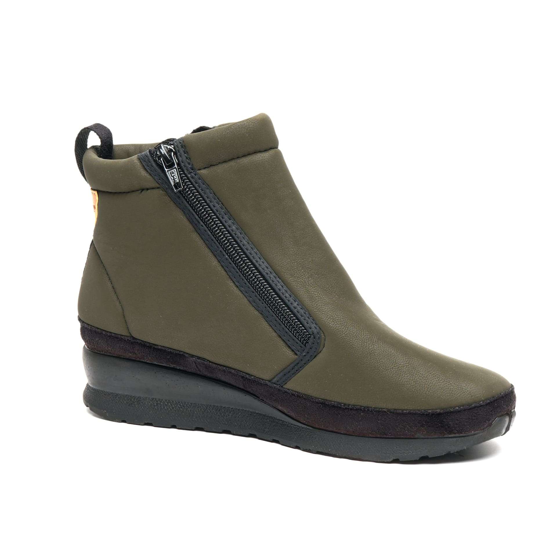 ART. 2818 scarponcino invernale donna nverde Calzaturificio Emanuela made in Italy prodotto artigianale