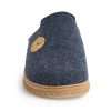 Art. TEN colore blu ciabatta invernale da donna Calzaturificio Emanuela made in Italy